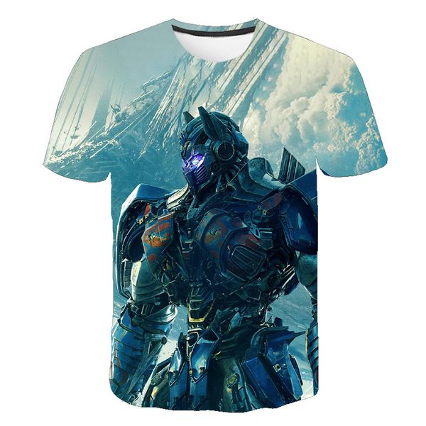 

transformers optimus prime short sleeved male/female 3d print shirts anime funny kawaii men clothing