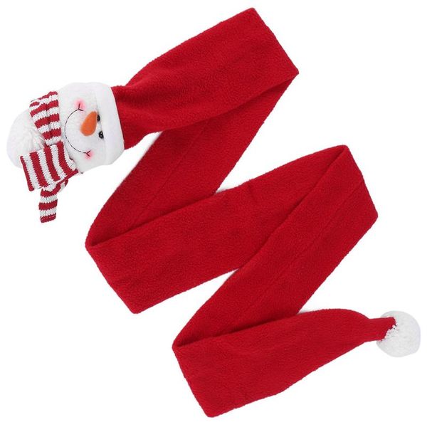

New Year Gifts Cute Snowman Scarf for Women Fashion Christmas Decorations, Blue;gray