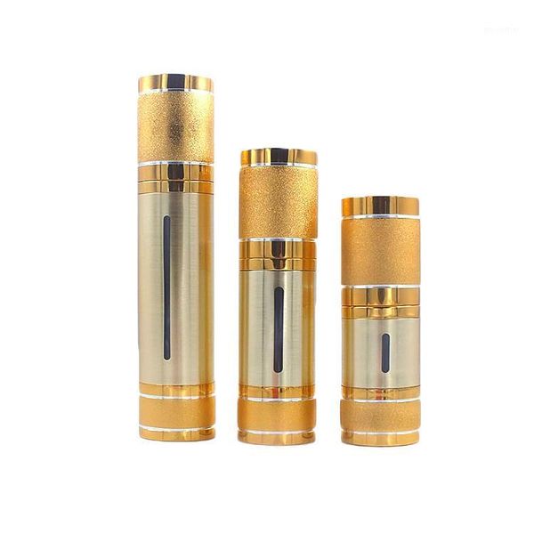 

storage bottles & jars 20pcs/lot anodized aluminum 30ml 50ml empty water spray packing bottle plastic transparent vacuum bottle1