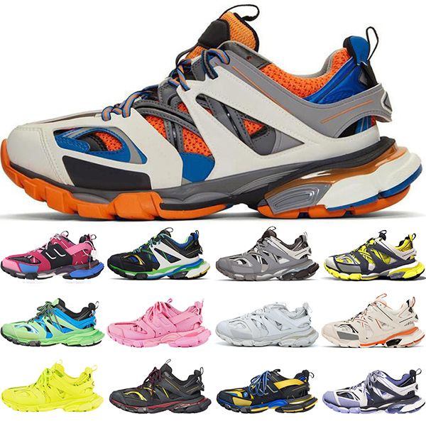 

triple s track 3.0 paris 17fw platform sneakers men women running shoes black white mens trainers sports drop shipping