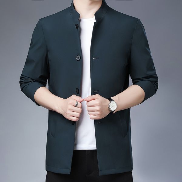 

anti season spring autumn casual middle aged men's jacket, Black;brown