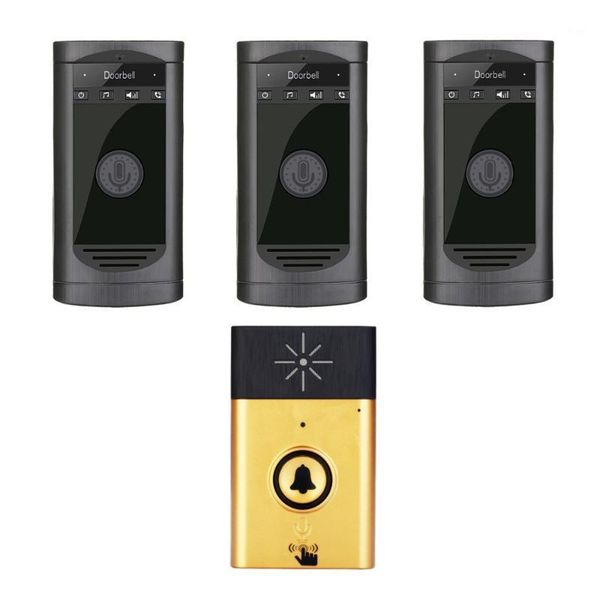 

1v3 wireless two way intercom system long distance doorbell1