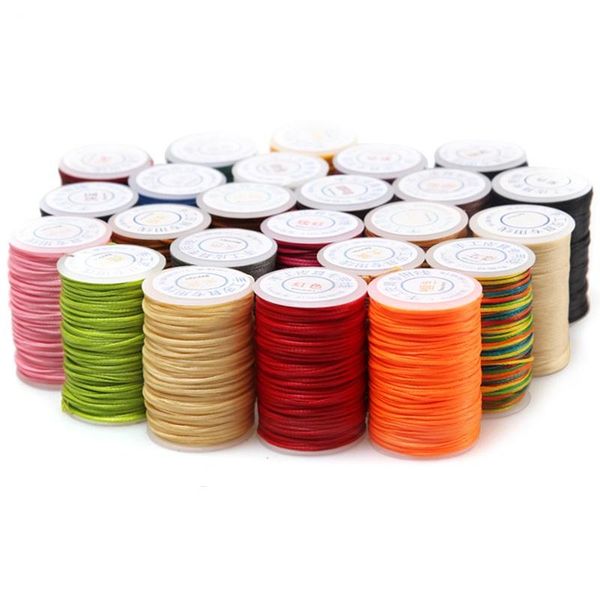 

1.2mm width leather sewing thread line flat thread set used for diy handicraft leather shoe bag repair stitching hand tools