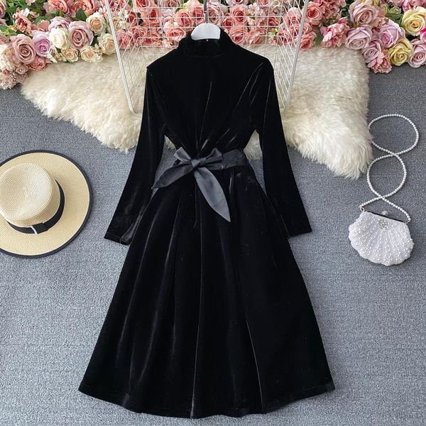 

casual dresses 2021 fashion women's clothing full for women dress, Black;gray
