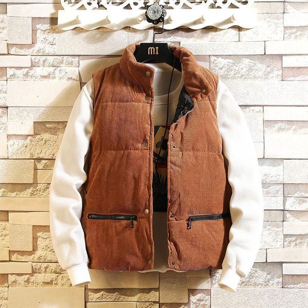

mens winter cotton vest men casual waistcoat sleeveless jackets men hooded vest worn on both sides hat detachable new 3xl1, Black