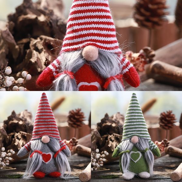 

pj7k5 three-dimensional striped doll window hat with long beard hat face-doll santa claus and decoration xjcit