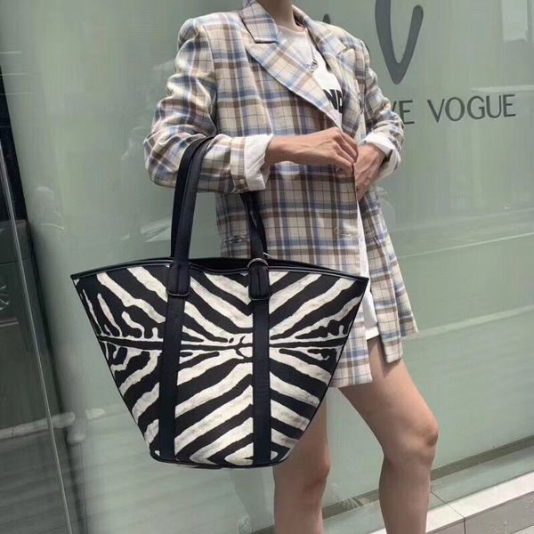 

cxxbm 2135 zebra large shopping tote portable shoulder mother bag shopping bag capacity hand vnukh