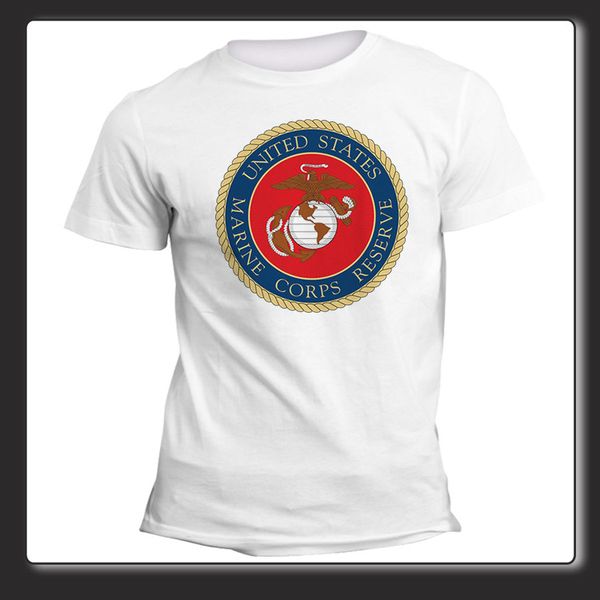 

brand new summer mens short sleeve cool t shirt uomo donna stemma marine corps reserve flag military usa tee sport hooded sweatshirt hoodie