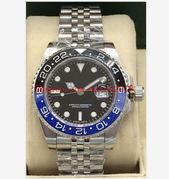 

new luxury men's watches crown 40mm 126710 jubilee ceramic bezel unworn steel bracelet automatic fashion men's watches, Slivery;brown