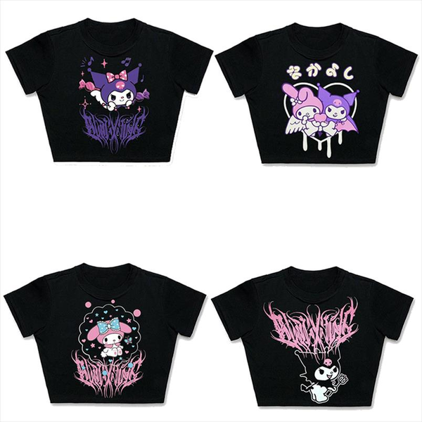 

хип-хоп футболка эстетика рубашка y2k t harajuku kawaii street rock punk gothic, White