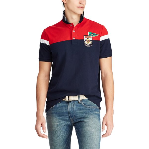 

classic racing designer mens polo #8087 off luxury summer casual fashion brand embroidery white lapel t-shirt rl 100% cotton, White;black