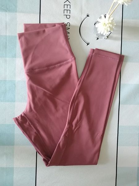 

solid color high waist running yoga leggings gym clothes women leggings bodybuilding inside pocket align yoga pants workout, White;red