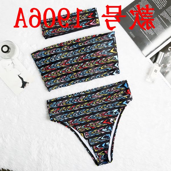 

новый split bikini спортивный костюм с тегом dahong купальник завод