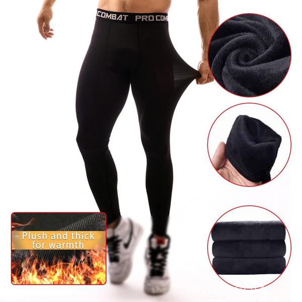 

running pants autumn winter mens gym compression leggings sports male fitness jogging workout quick dry yoga trousers, Black;blue