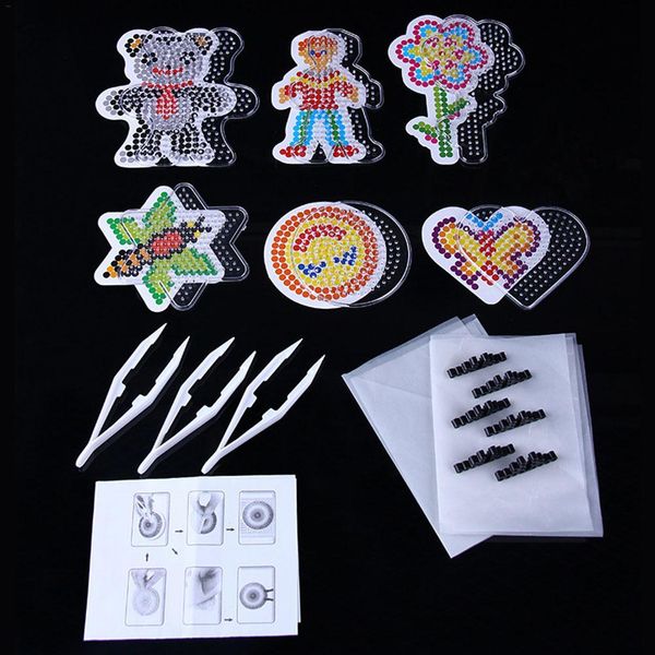 

diy puzzle jigsaw puzzle parent child hand made puzzle small 3 layer set to send 6 template 12 color three layer magic bean suit wmtyoq