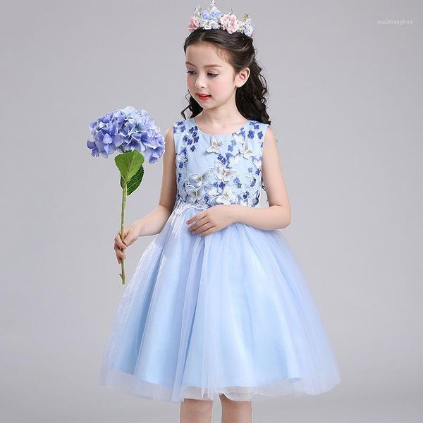 

girl's dresses 2021 girl princess summer cute girls clothes sleeveless lace formal evening wedding gown baby kids for girls1, Red;yellow