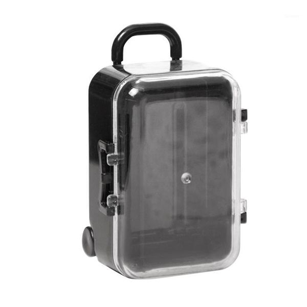 

12pcs/lot travel luggage design plastic candy box mini suitcase box wedding baby shower chocolate1