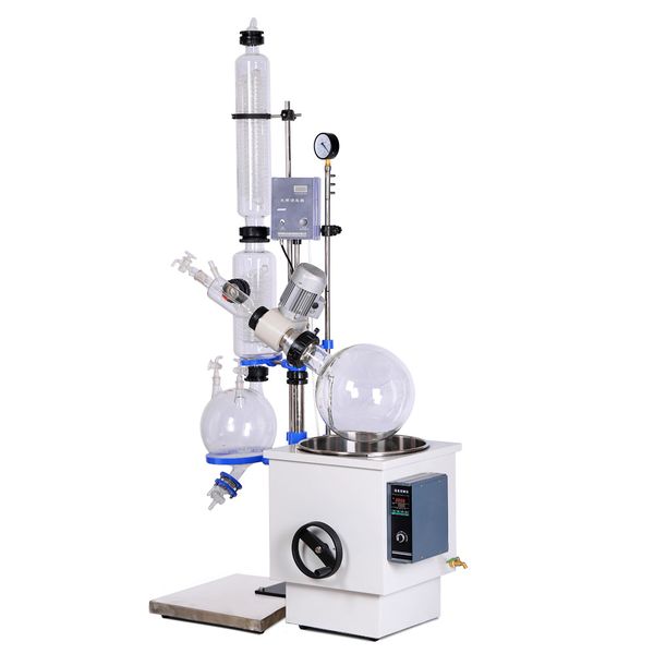 

zzkd 20l lab medical rotary evaporator explosion-proof re2002 rotating evaporator with bath lift can add of electric vacuum pump