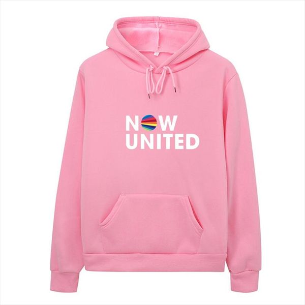 

fashion now united better album hoodie sweatshirts men women better now united lyrics pullover kawaii harajuku tracksui, Black