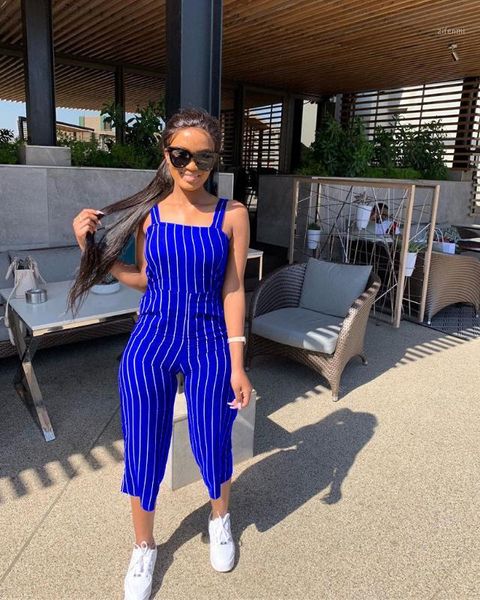 

striped rompers womens jumpsuit 2020 summer clother sleeveless overalls one piece outfits spaghetti strap playsuit1, Black;white