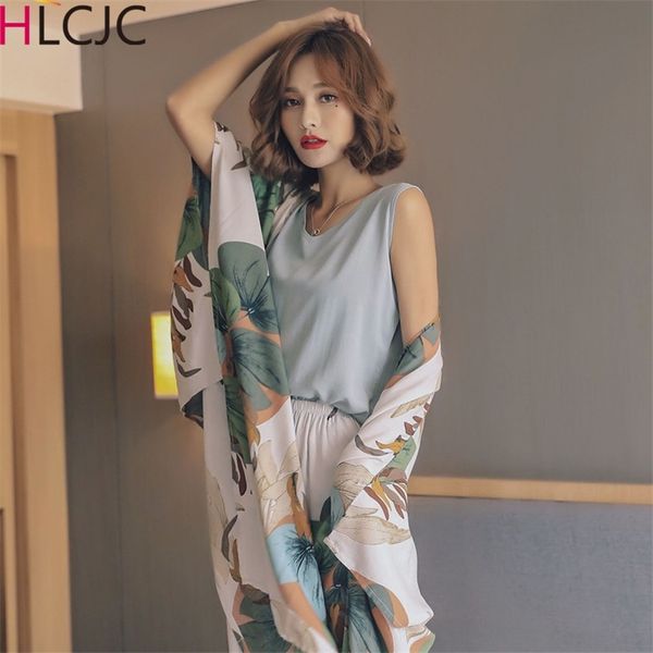 

fresh pajama cotton sets 4 pieces pajamas sets women sleepwear female pijama 2019 cute fashion pyjamas girl elegant sleep lounge y200708, Black;red