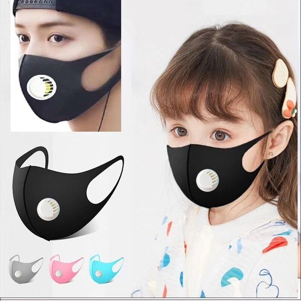 

face for ice silk valve and kids solid dustproof sunscreen breathable mouth waterproof protective mask hh9-3049