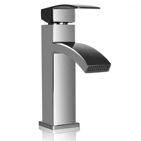 

waterfall basin sink taps mixer tap monobloc single handle faucet bathroom1