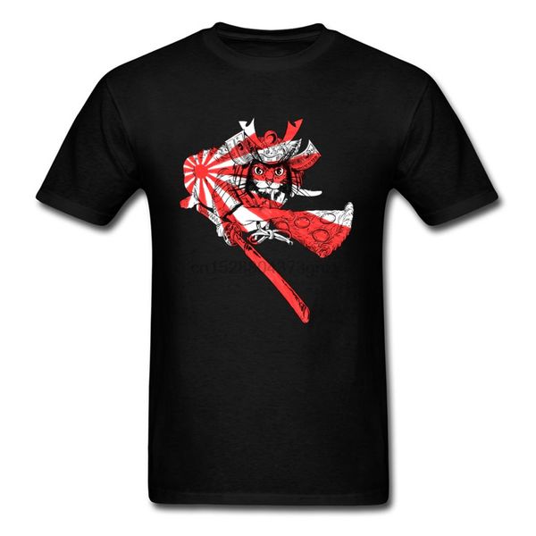 

evolution samurai cat pizza mens casual slim fit men fashion white black printing for men funny cool hoodie designers t shirts sweatshirt