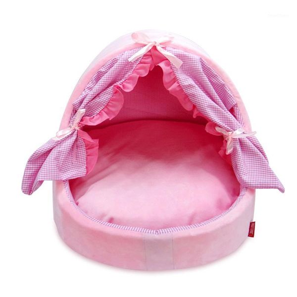 

warm princess pet nest cute cat bed pet house flannel washable cat kennel princess dog mat warm puppy bed house1