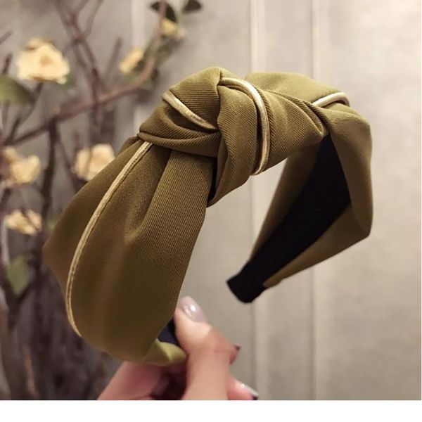 

chic bezel women hairband shine diamond cross knot wide headband hair hoop lady hair band girls hair accessories qyljfg