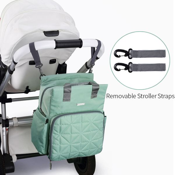 

insular fashion diaper bags backpack baby dad mommy nappy nursing bag waterproof support machine wash baby care stroller travel 201125