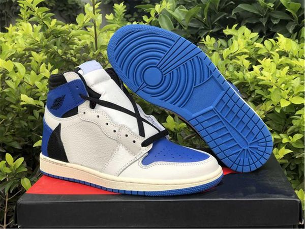 

authentic 1 travis scotts fragment men outdoor shoes high low og 1s sp ts military blue cactus jack sports sneakers star same style 1top
