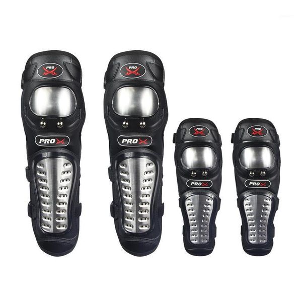 

motorcycle armor pro kneepad stainless steel moto elbow knee pads motocross racing protective gear protector guards kit 4 piece set1