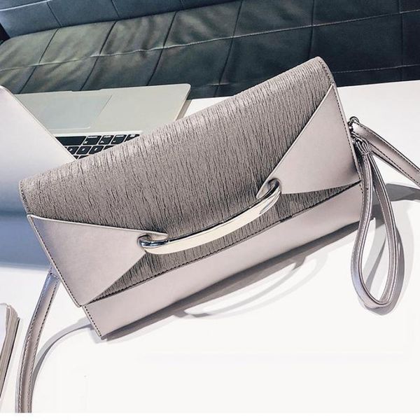 

new fashion brand design shoulder crossbody package envelope bag women's clutch bag large capacity pu leather handbag b187