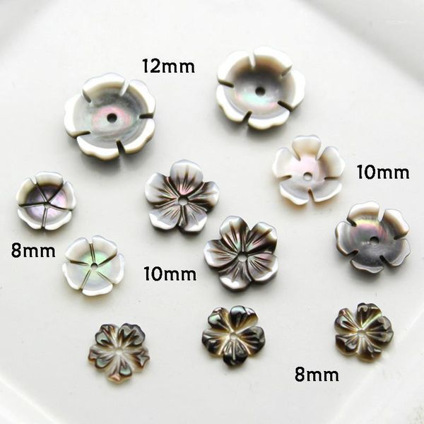 

other 5pcs delicate natural pearl abalone shell carved bowl flower jewelry making handmade diy hair clip brooch earring accessories1