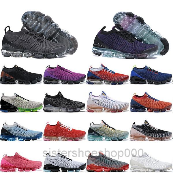 

fly 3.0 knit 2.0 vapours triple black cinder men casual shoes zebra earth womens breathable designer maxes sports sneakers trainers yu3z