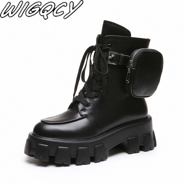 

Women winter shoes 2019 new leather velvet warm women's boots trend storage small objects space package sexy women's boots Ankle #vU1T, Black