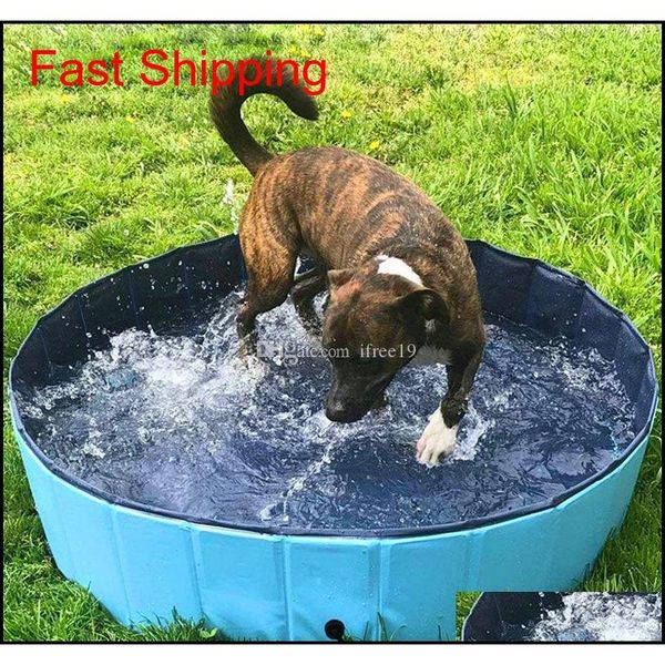 

dog swimming pool foldable pet bath tub collapsible bathing pool for dogs cats kids portable swimming pool outdoor qylxzt sports2010