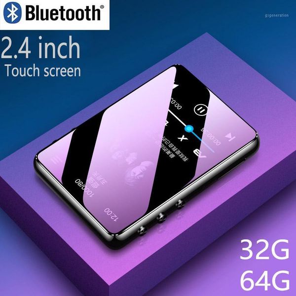 

bluetooth 5.0 mp3 player 2.4inch full touch screen built-in speaker with fm radio voice recorder video playback1