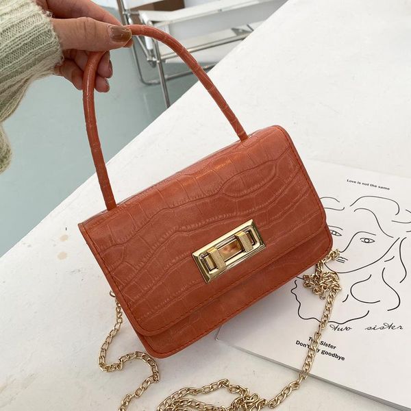 

small bag 2020 new fashion one-shoulder diagonal bag advanced design texture small square mini women's mobile wallet
