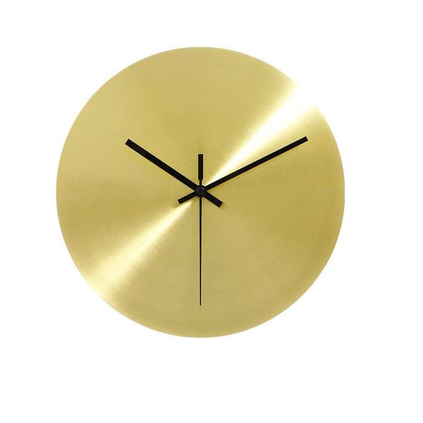 

wall clocks nordic luxury fine copper clock gold metal modern creative large home decor silent watch living room gift ideas