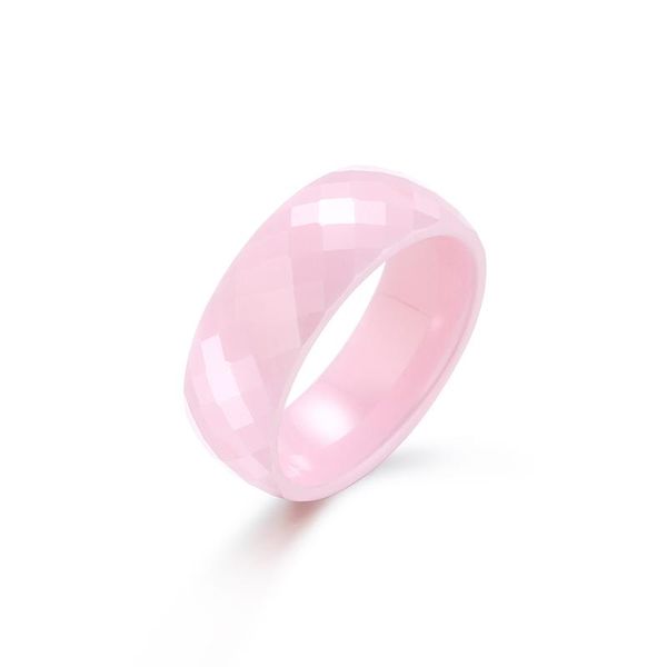 

cluster rings pink ceramic ring, women lovely fashion factory price directly. ship from china, Golden;silver