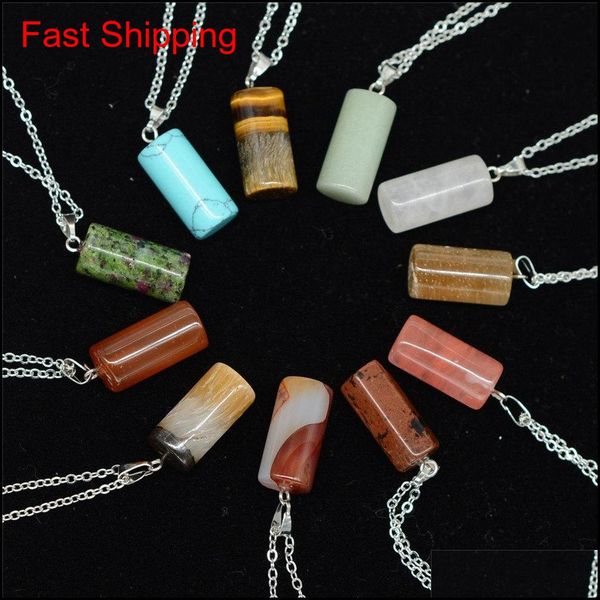 

necklace jewelry healing crystals amethyst rose quartz bead chakra healing point women men natural stone qyljkg bde_home, Silver