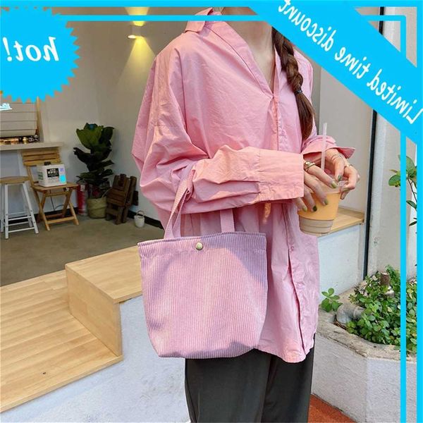 

910262 literature corduroy portable mini leisure lady small hand cloth bento bag