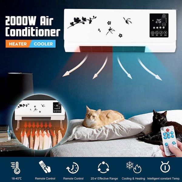 

2000w heating and cooling air conditioner wall-mounted and deskled ptc electric heater clothing dryer air heater warmer fan1