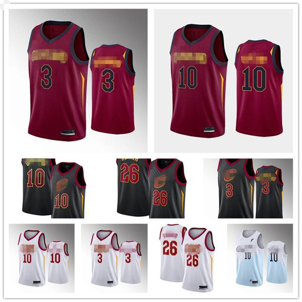 

mens darius 10 garland kyle 26 korver cavaliers men classics swingman basketball jersey icon edition, Black