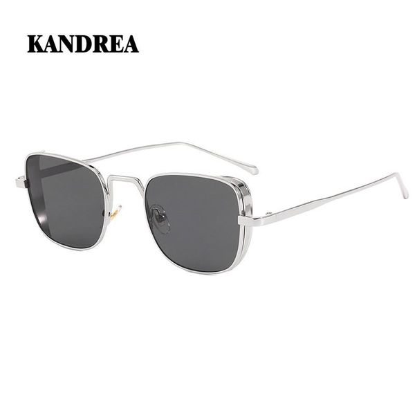 

kandrea new square sunglasses men women uv400 oversized spectacles fashion goggles sun glasses for travel driving eyewear, White;black