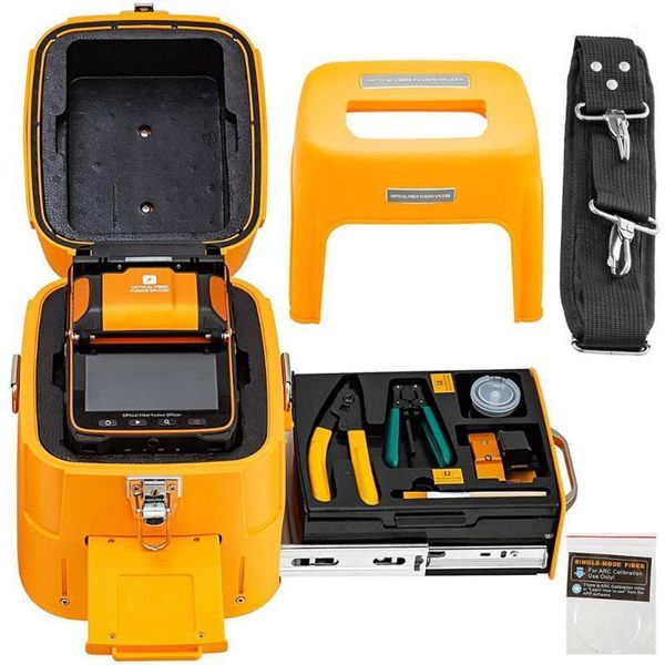 

fiber optic equipment ai-9 built in vfl and optical power meter function six motors fusion splicer, splicing 5s heating 15s1