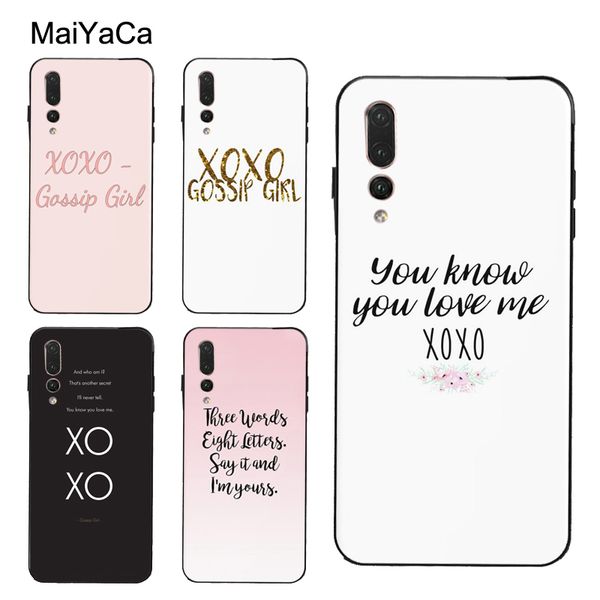 

сплетница xo quote чехол для huawei p30 pro p20 p40 mate lite p смарт 2019 nova 5t honor 8а 8x 9x 10i 20