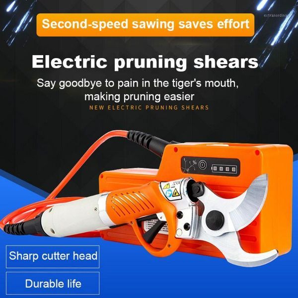 

450w electric pruning shears electric pruner 36v 4400mah lithium battery pruning shear orchard scissors for fruit tree1
